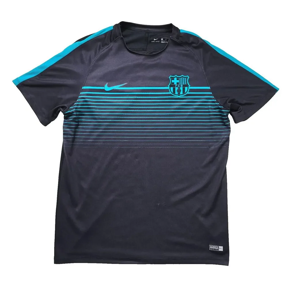 FC Barcelona Jersey Mens XL Nike Training Football Shirt Futbol Soccer
